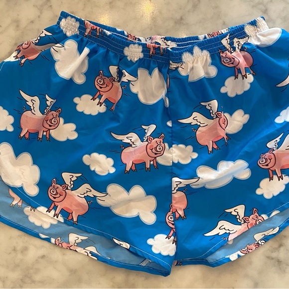 BOA Flying Pigs running shorts size XL - Picture 1 of 4